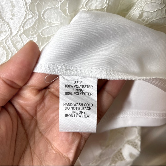 Lulu’s Delia White Lace Strapless Midi Dress size Medium - Picture 16 of 16